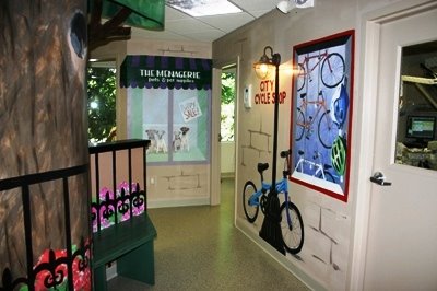 Pediatric Dentists and Orthodontist office Dental Care Kids hallway